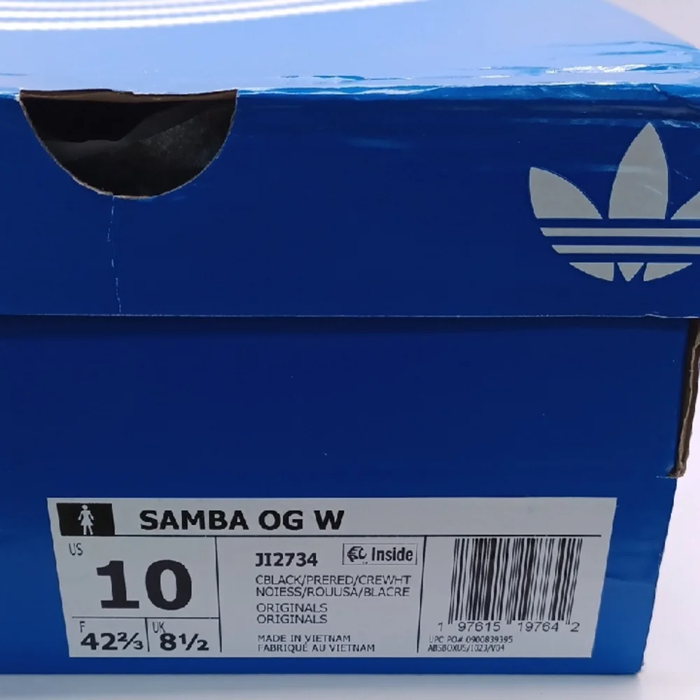 NEW Adidas Samba OG Cheetah Print Red/Creme Sneakers Womens Size 10 US JI2734 - Picture 16 of 16